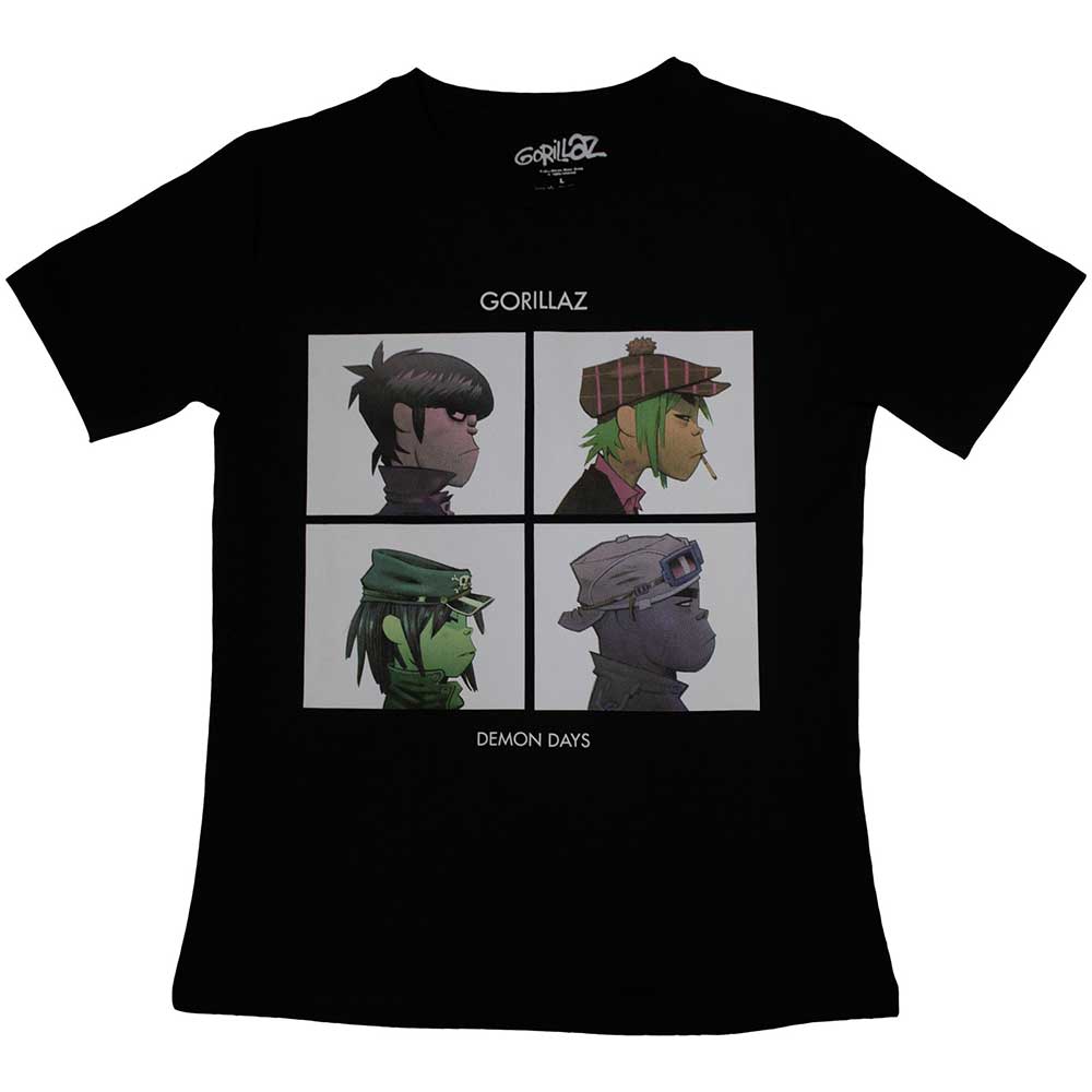 Gorillaz: Demon Days T-shirt – officielt merchandise