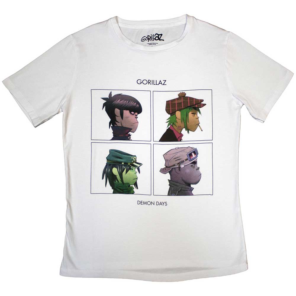 Gorillaz: Demon Days T-shirt – officielt merchandise