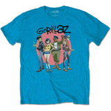 Gorillaz: Group Circle Rise T-shirt – officielt merchandise