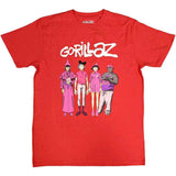 Gorillaz: Cracker Island Standing Group T-shirt – officielt merchandise