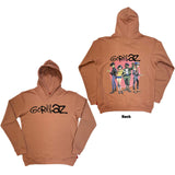 Gorillaz: Group Circle Rise Hoodie – officielt merchandise