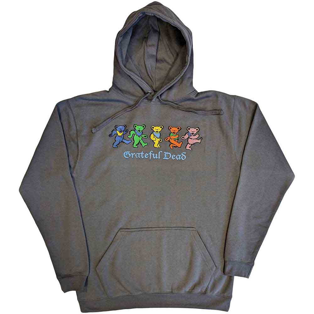 Grateful Dead: Dancing Bears Hoodie – officielt merchandise
