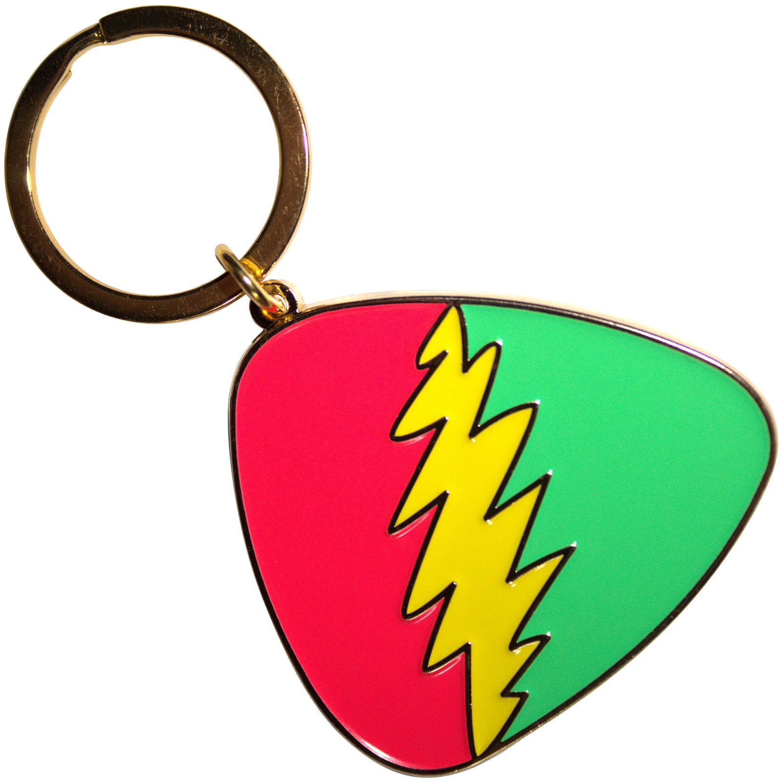 Grateful Dead: Red/Green Plectrum Keychain