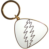 Grateful Dead: White Plectrum Keychain