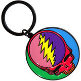 Grateful Dead: Multicoloured Steal Your Face Keychain
