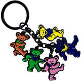 Grateful Dead: Dancing Bears Charms Keychain