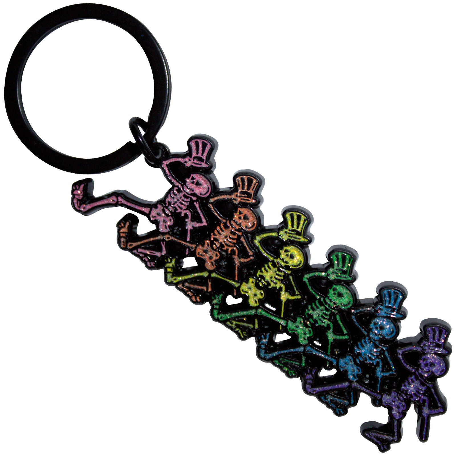 Grateful Dead: Dancing Skeletons Keychain