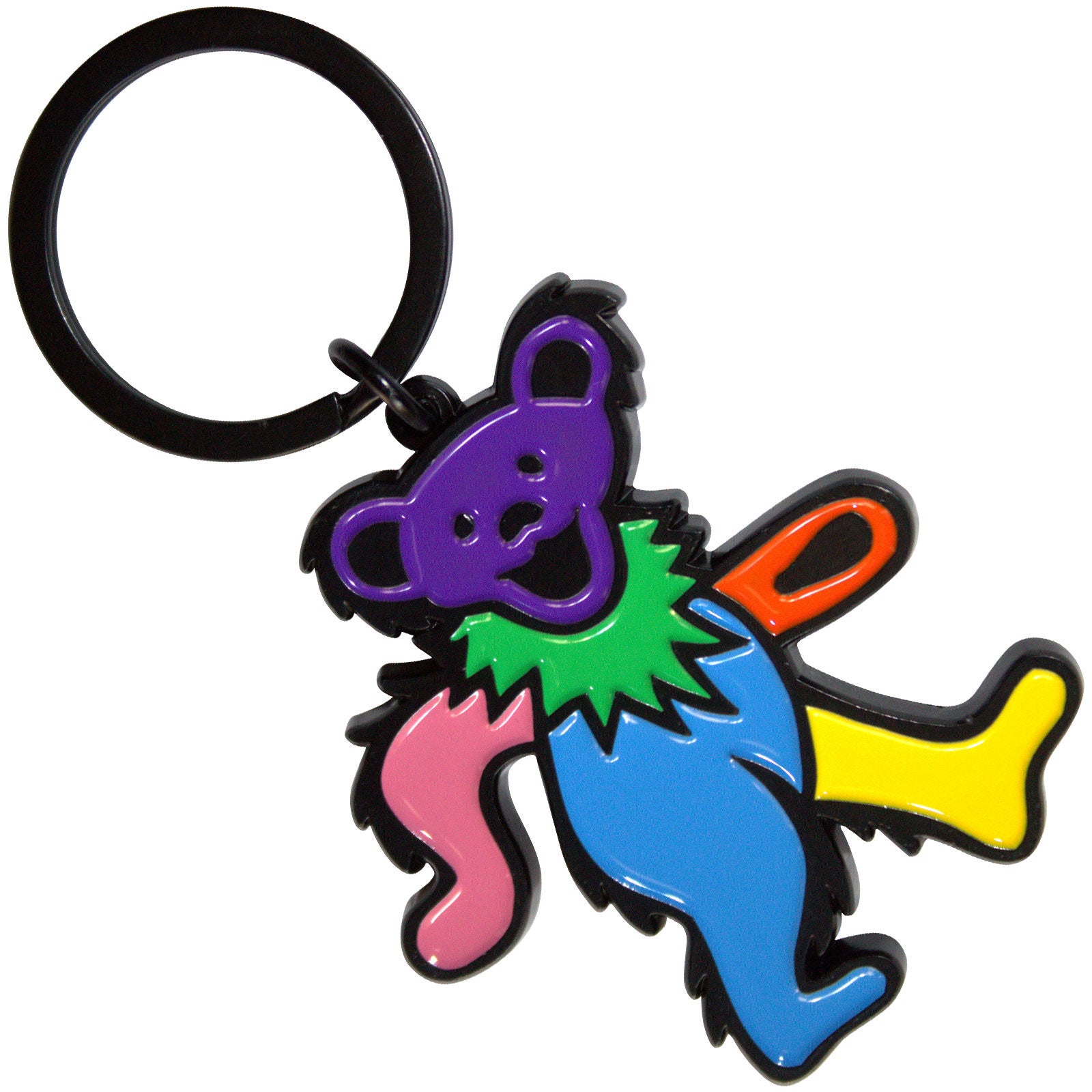 Grateful Dead: Blue Body Dancing Bear Keychain
