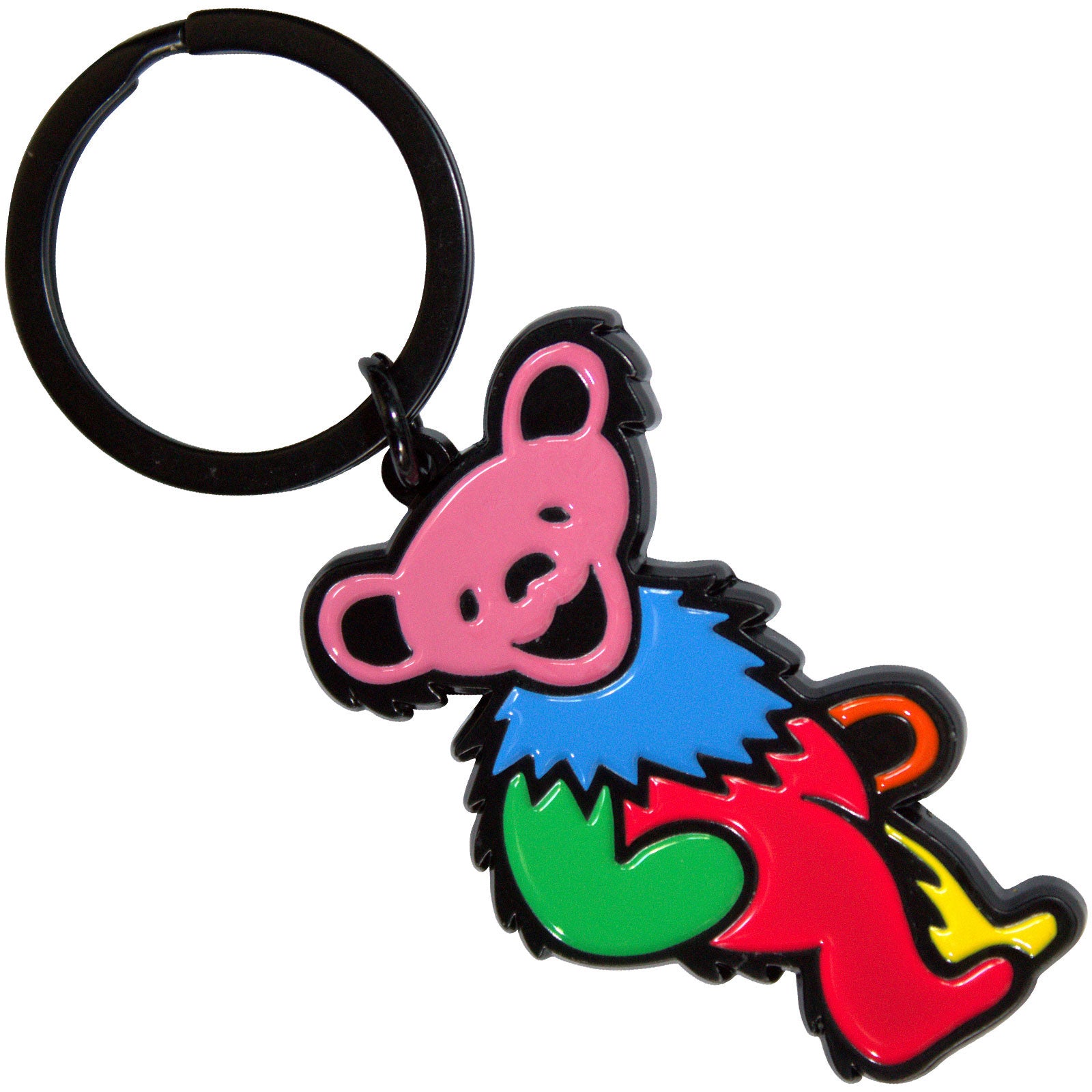 Grateful Dead: Red Body Dancing Bear Keychain