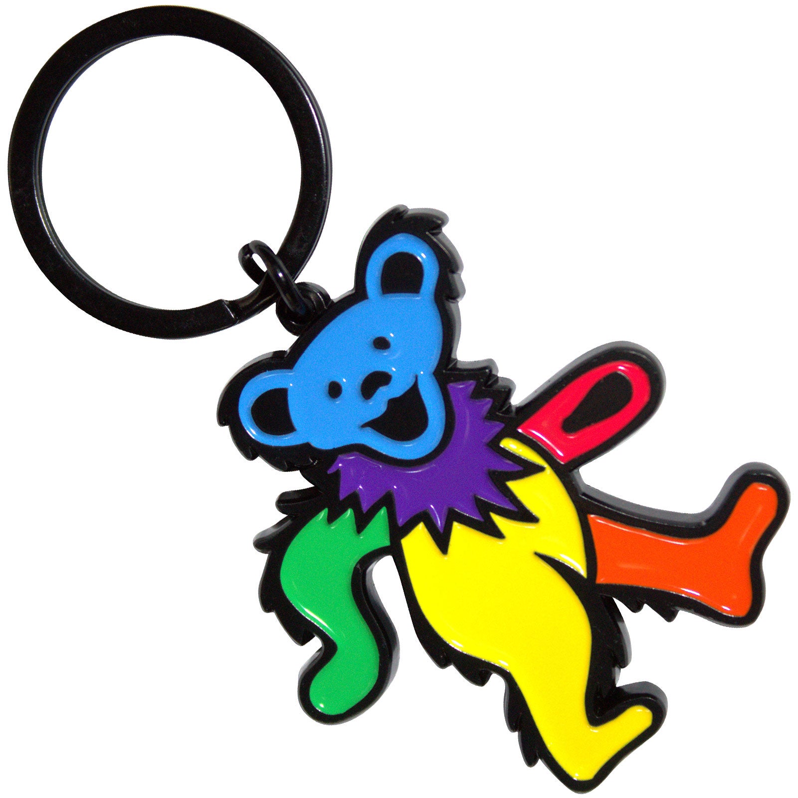 Grateful Dead: Yellow Body Dancing Bear Keychain