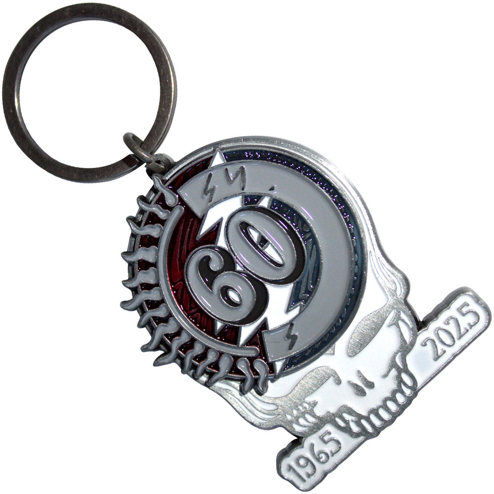 Grateful Dead: 60Th Anniversary Skull Keychain