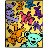 Grateful Dead: Dancing Bears & Lightning Bolts Premium Fridge Magnet