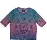 Grateful Dead: Dead Egyptian Gradient Crop Top (Kvinder) (Mesh)