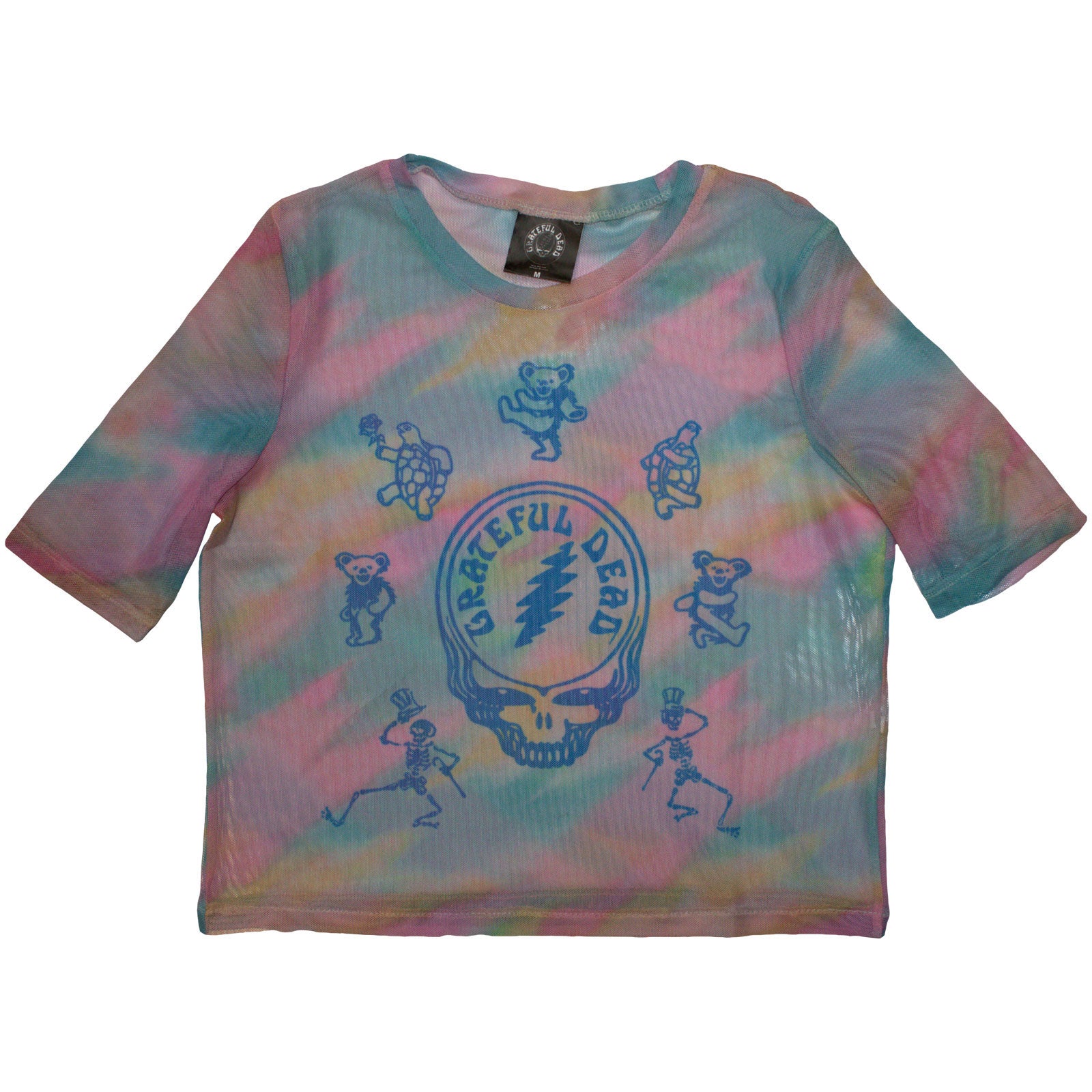 Grateful Dead: Dead Egyptian Slash Crop Top (Kvinder) (Mesh)