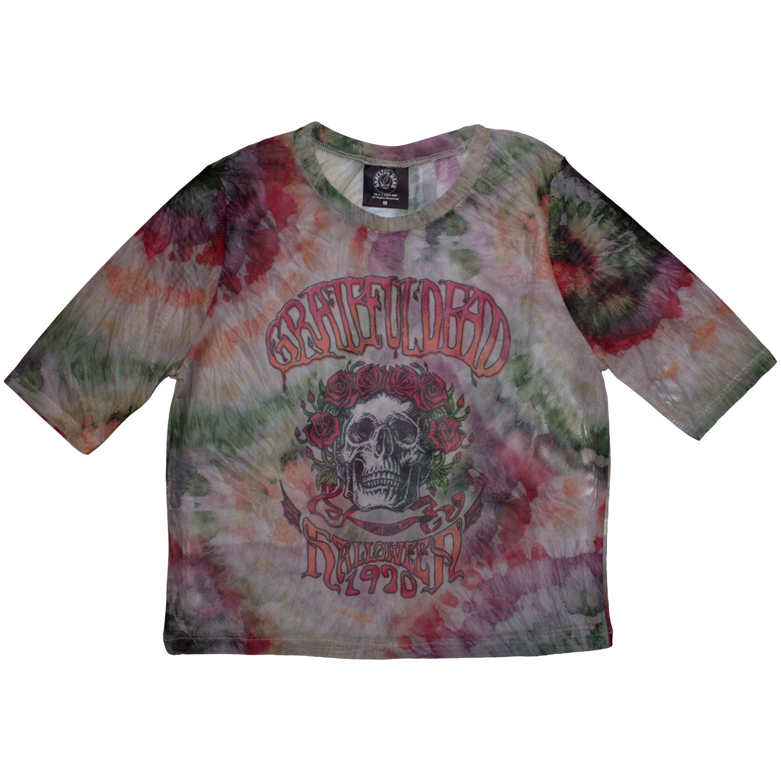 Grateful Dead: Stony Brook Bertha Crop Top (Kvinder) (Mesh)