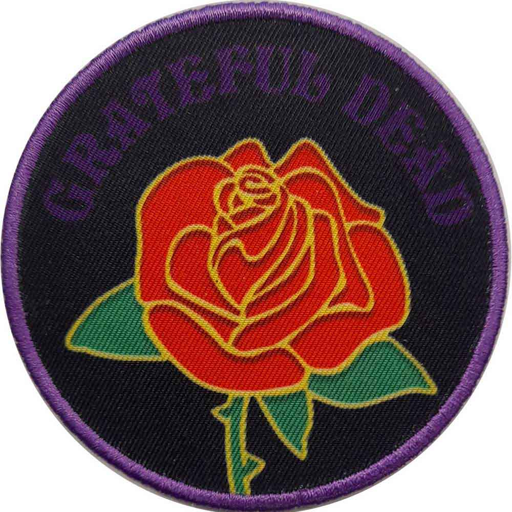 Grateful Dead: Rose Patch – officielt merchandise