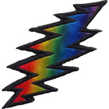 Grateful Dead: Lightning Rainbow Patch – officielt merchandise