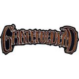 Grateful Dead: Gold Logo Patch – officielt merchandise