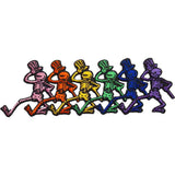 Grateful Dead: Dancing Skeletons Patch – officielt merchandise
