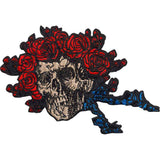Grateful Dead: Bertha Skull Patch – officielt merchandise