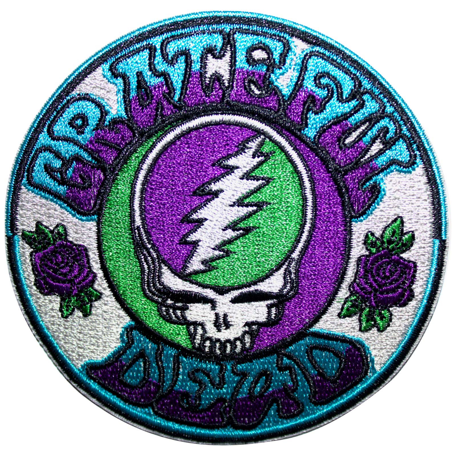 Grateful Dead: Steal Your Face Purple/Green Standard Patch