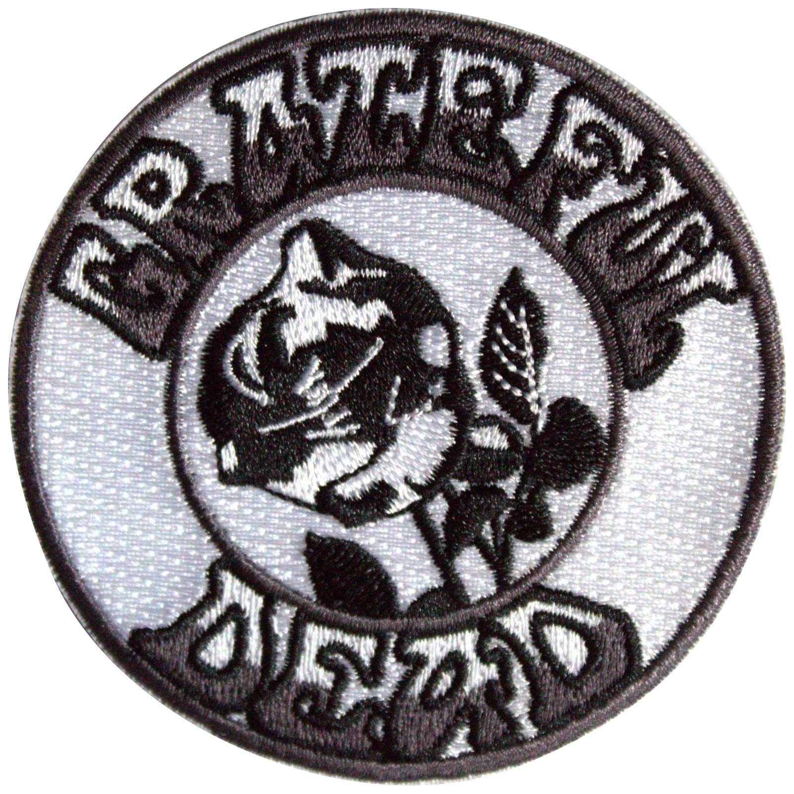 Grateful Dead: Black & White Rose Standard Patch