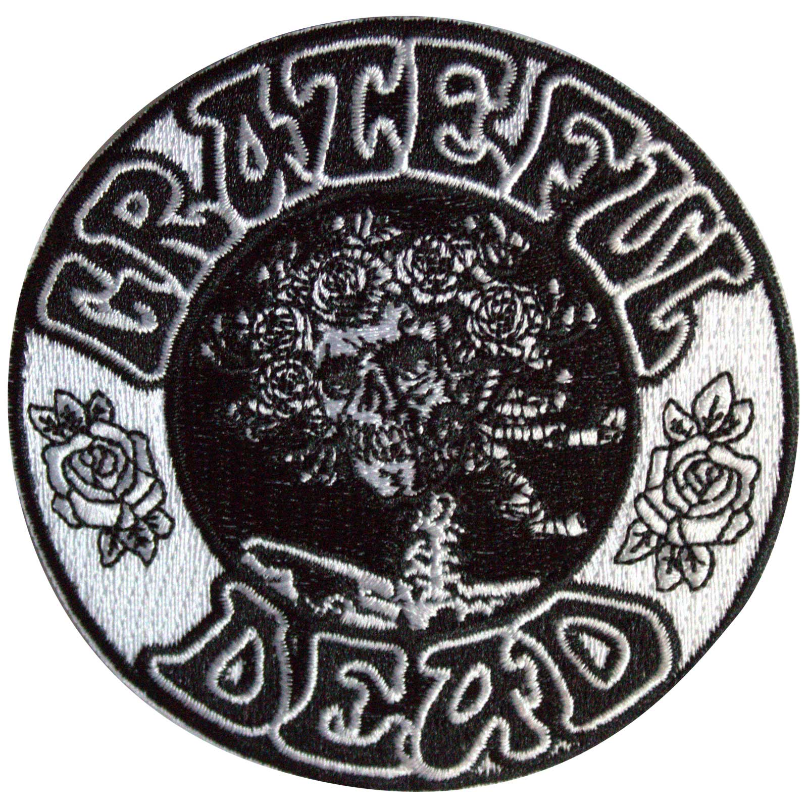 Grateful Dead: Black & White Bertha Circle Standard Patch