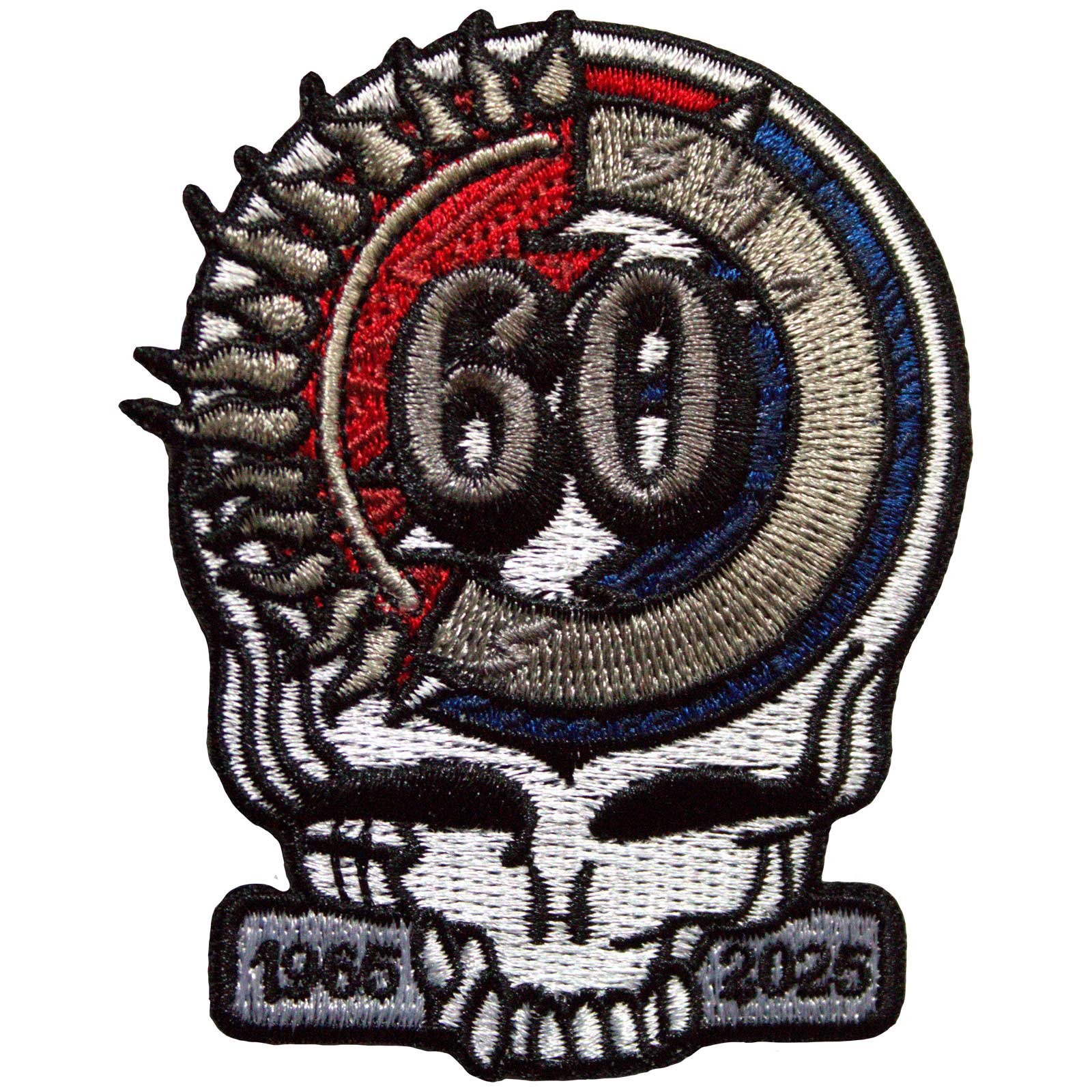 Grateful Dead: 60th Anniversary Skull Standard Patch