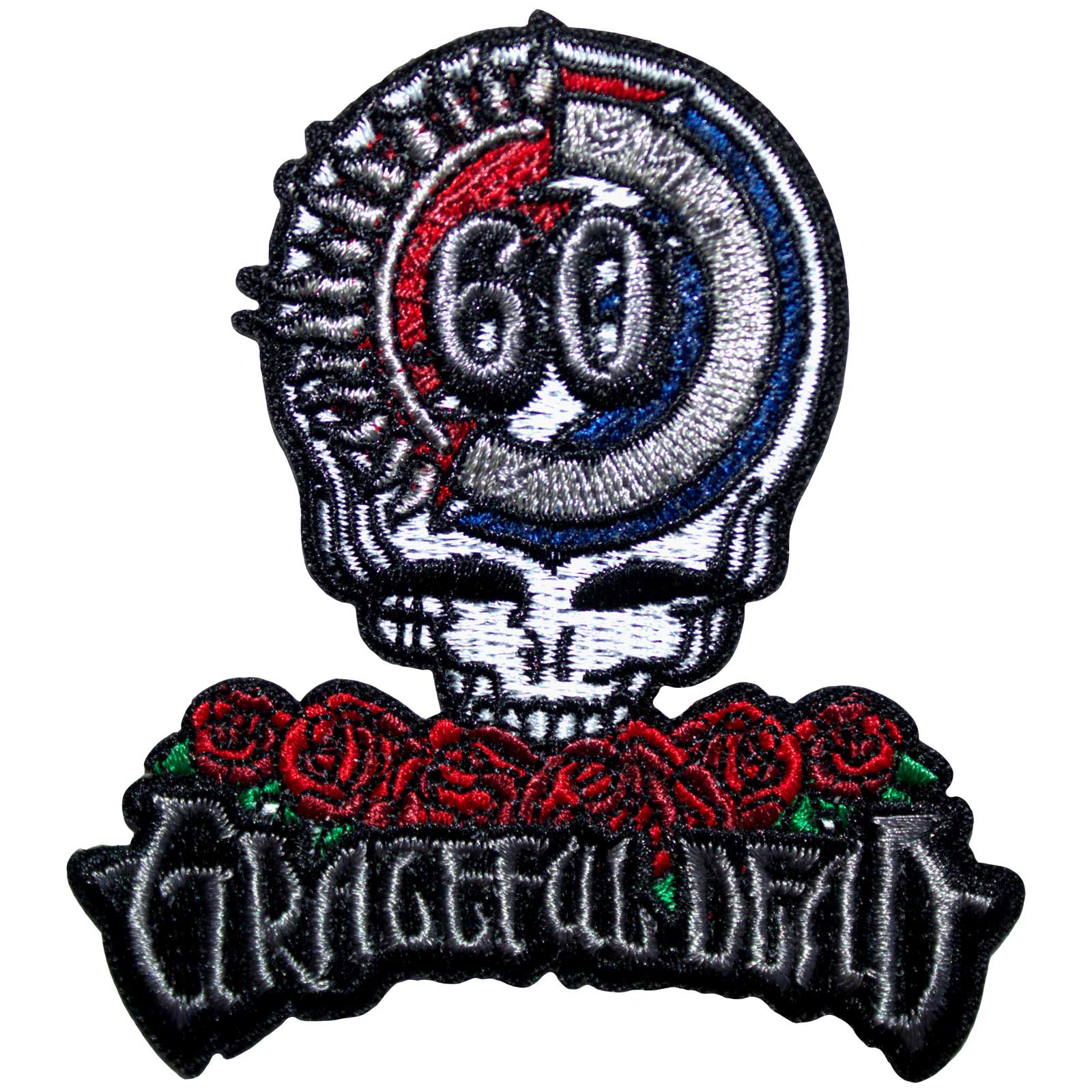 Grateful Dead: 60th Anniversary Skull & Logo Standard Patch