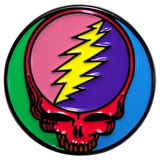 Grateful Dead: Multicoloured Steal Your Face Pin Badge