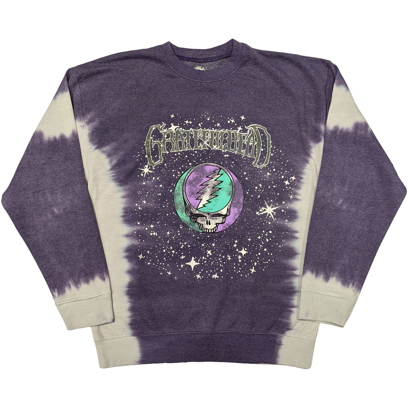Grateful Dead: Cosmic Stealie Dip Dye Sweatshirt (Wash)