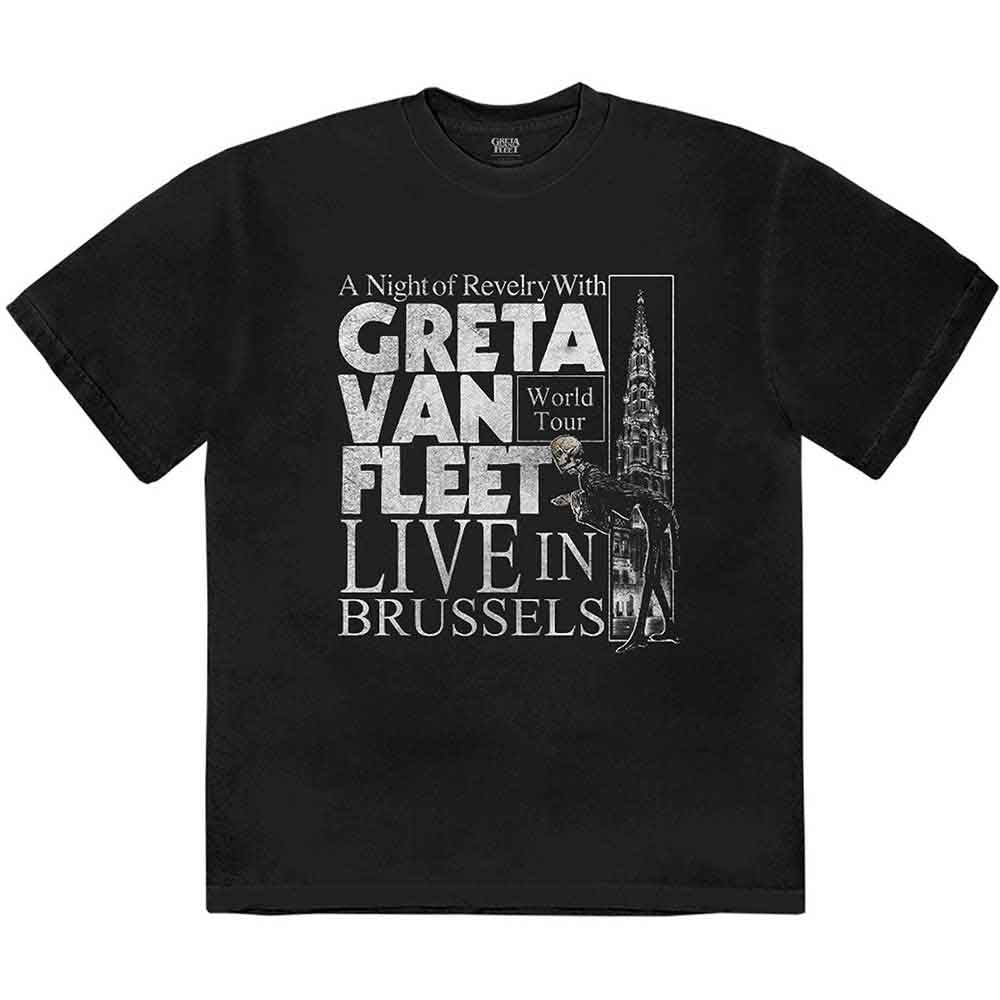 Greta Van Fleet: Night of Revelry T-shirt – officielt merchandise