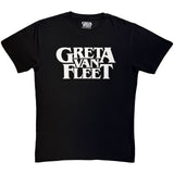 Greta Van Fleet: Logo Mono T-shirt – officielt merchandise
