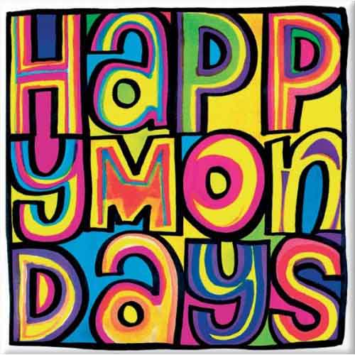 Happy Mondays: Dayglo Logo Magnet – officielt merchandise