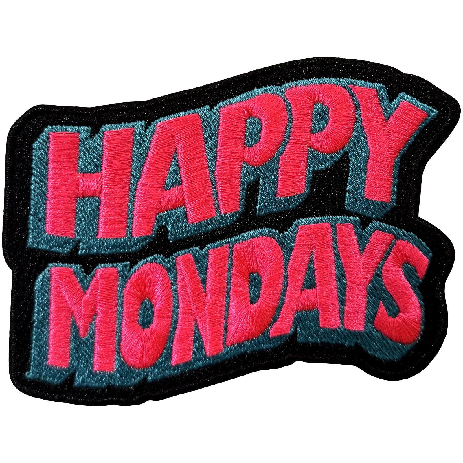 Happy Mondays: Wavy Logo Patch – officielt merchandise