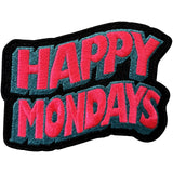 Happy Mondays: Wavy Logo Patch – officielt merchandise