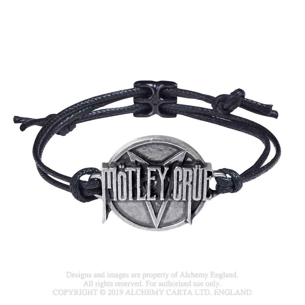 Motley Crue: Pentagram Logo Wrist Strap