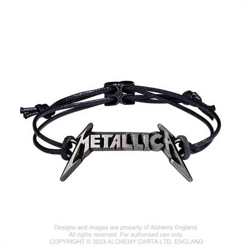 Metallica: Classic Logo Armbånd – officielt merchandise