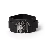 Sleep Token: Logo Leather Wrist Strap