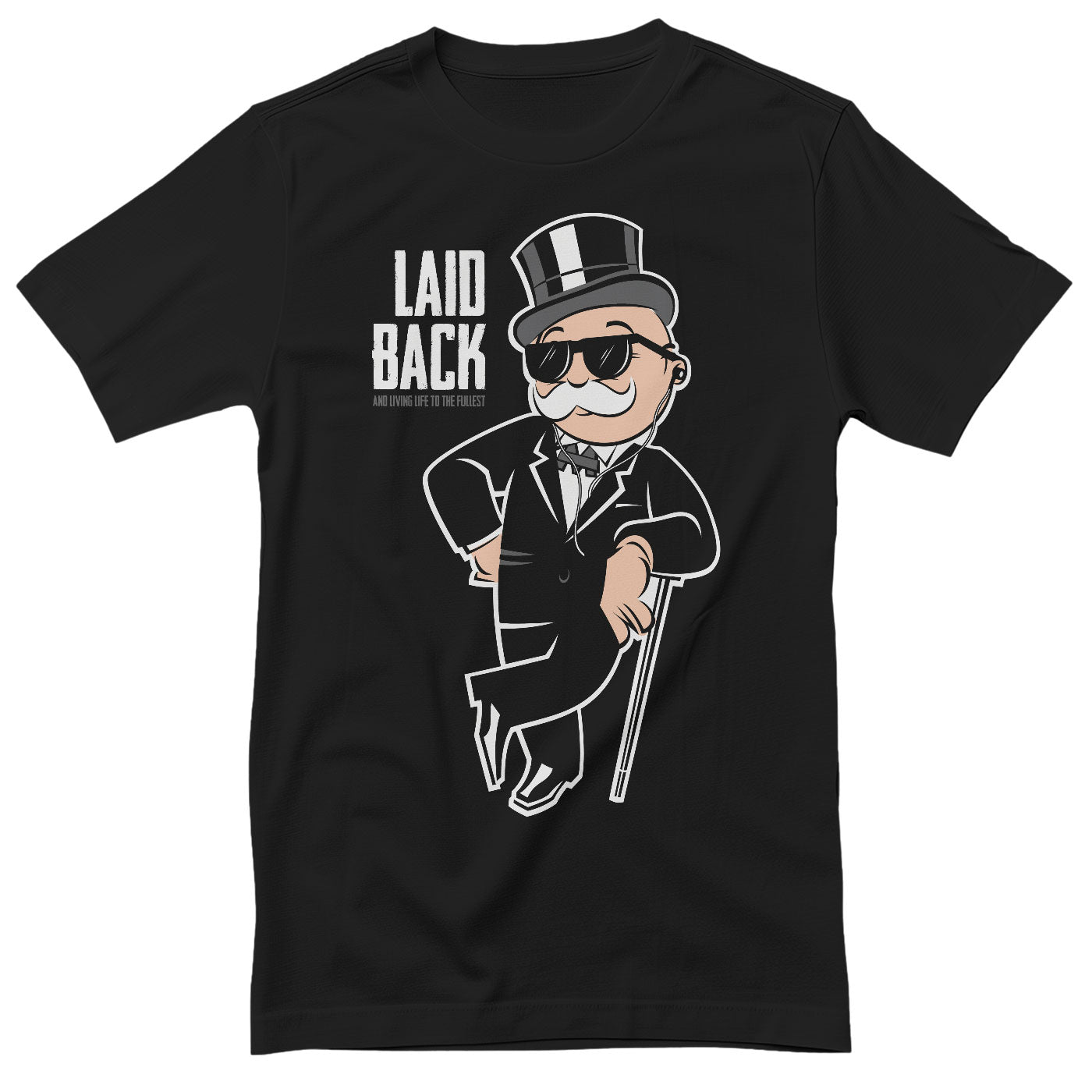 Mr Monopoly - Laid Back T-Shirt T-Shirt fra Monopoly