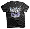 Distressed Decepticon Shield T-Shirt  fra MerchHub.dk