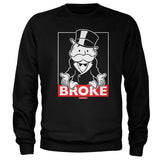 Mr Monopoly - BROKE Sweatshirt Sweatshirt fra Monopoly