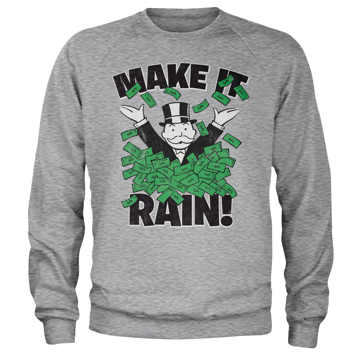 Monopoly - Make It Rain Sweatshirt Sweatshirt fra Monopoly