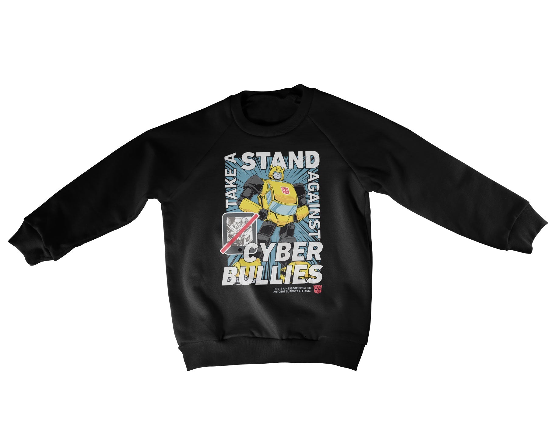 Take A Stand Against Cyber Bullies Kids Sweatshirt Kids Sweatshirt fra Kids