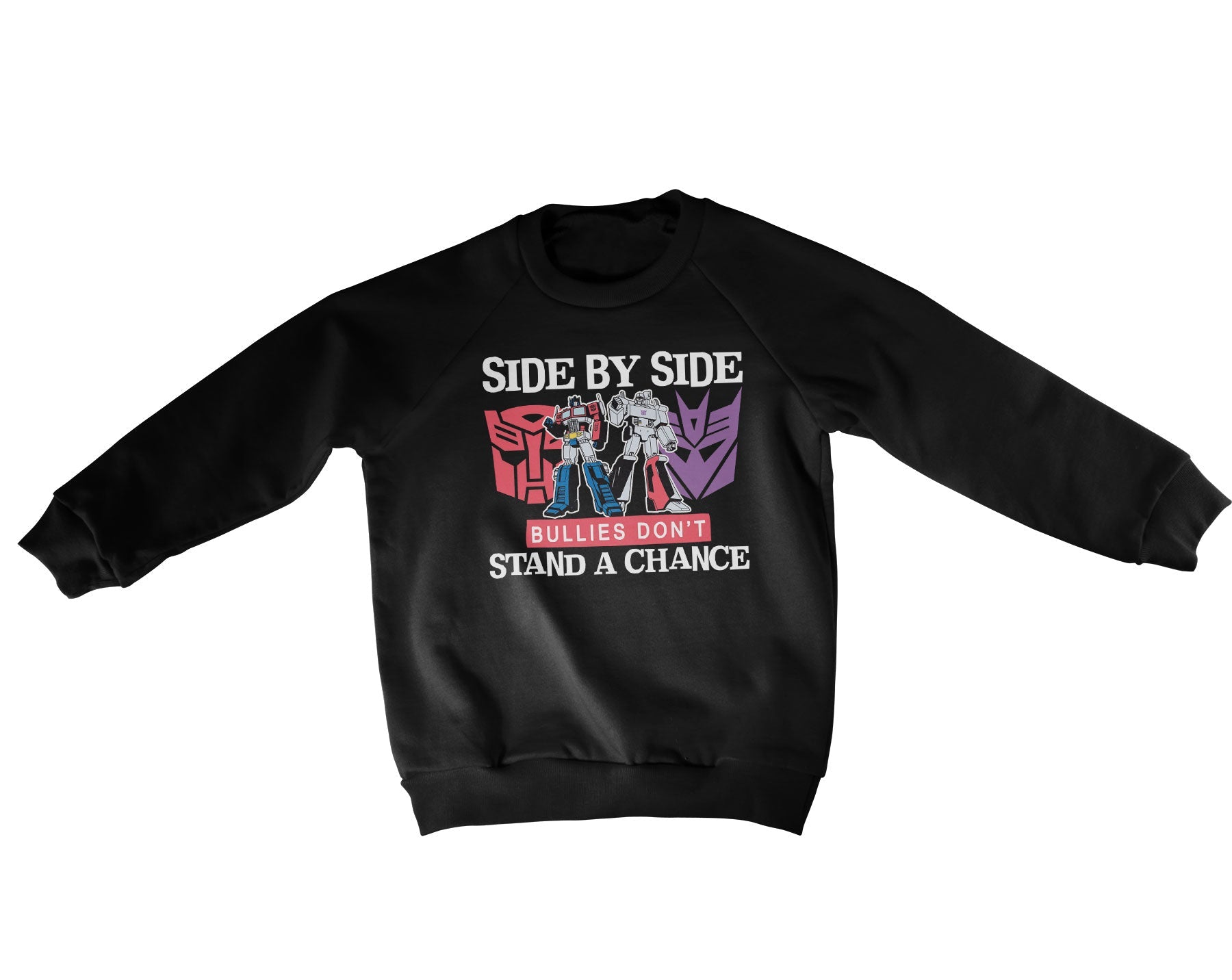 Side By Side Bullies Don't Stand A Chance Kids Sweatshirt Kids Sweatshirt fra Kids