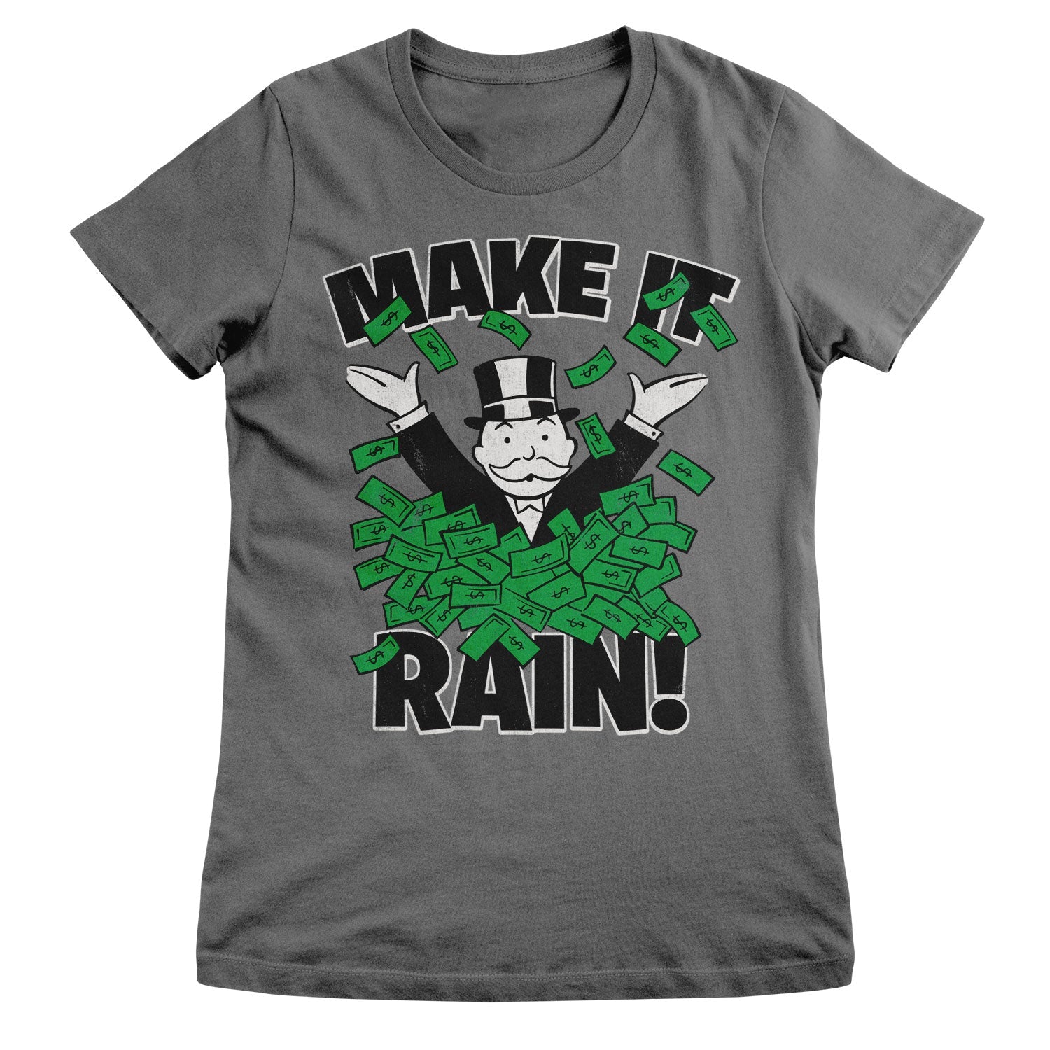 Monopoly - Make It Rain Girly Tee Girly Tee fra Monopoly