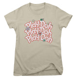 Stacked Play-Doh Girly Tee