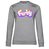 Furby Washed Logotype Girly Sweatshirt