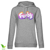 Furby Washed Logotype Girly Hoodie