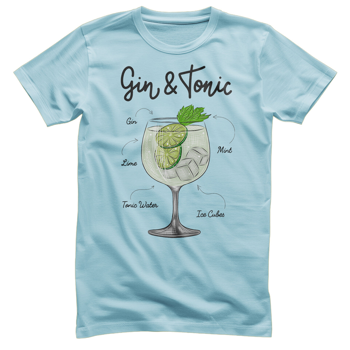 Gin & Tonic - Ingredients T-Shirt